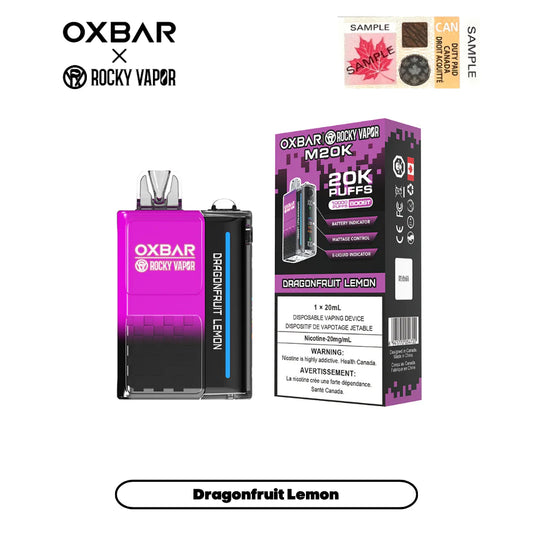 Rocky Vapor Oxbar M20K - Dragonfruit Lemon