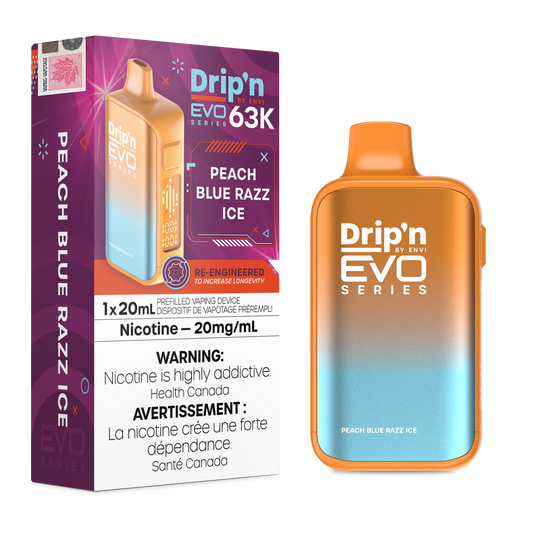 Drip'n by Envi EVO 63K - Peach Blue Razz Ice