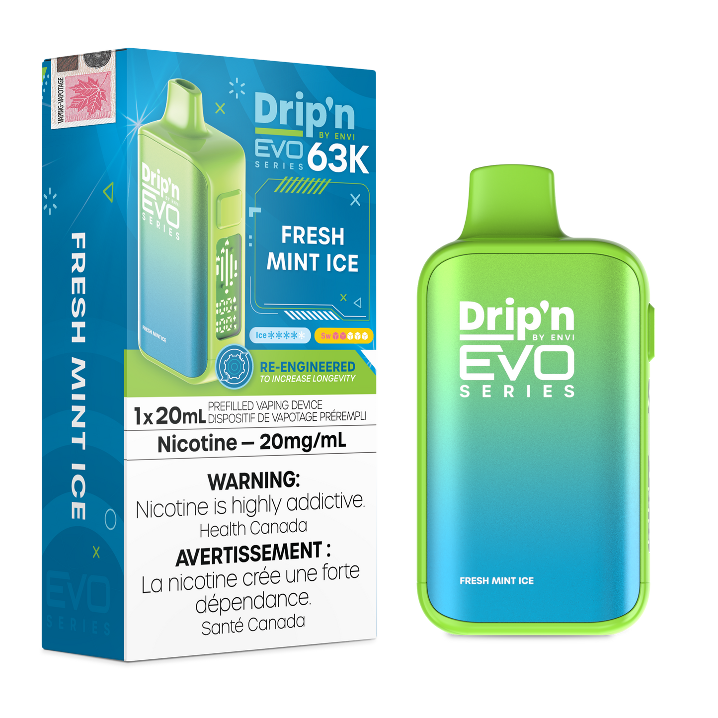Drip'n by Envi EVO 63K - Fresh Mint Ice