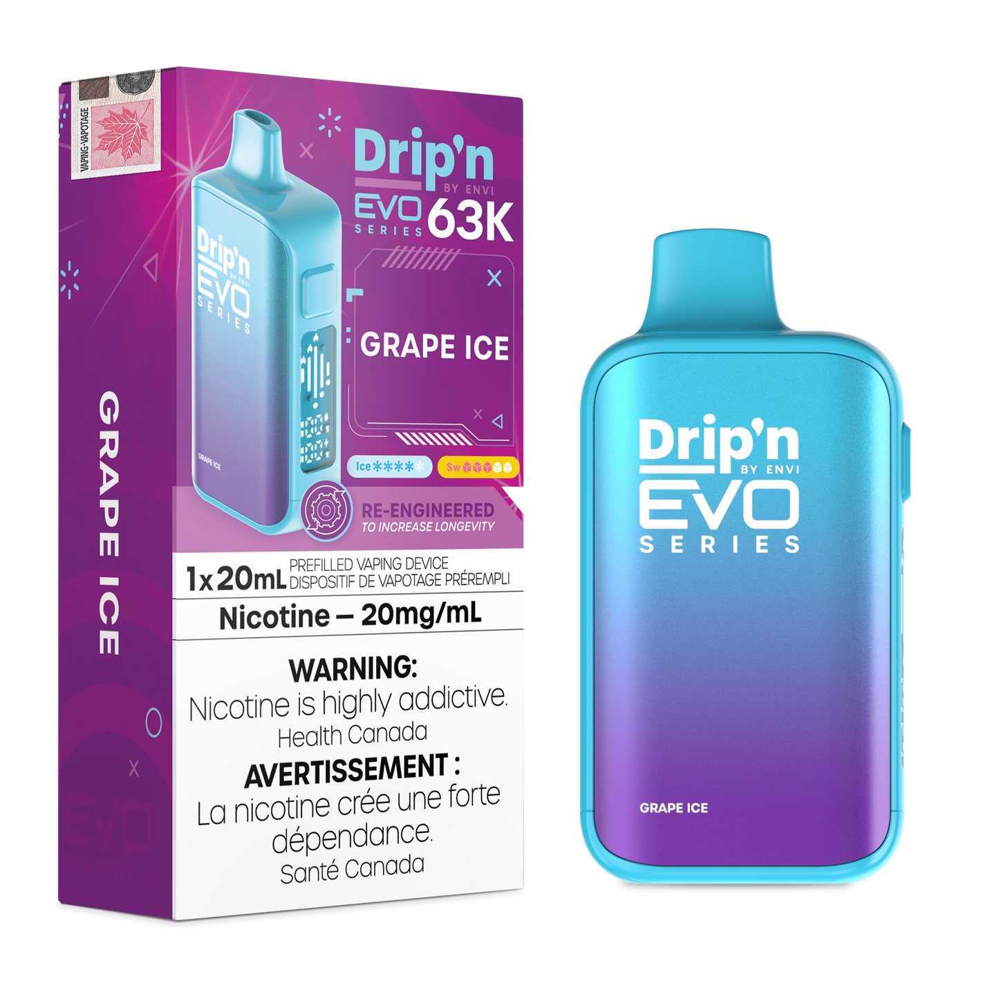 Drip'n by Envi EVO 63K - Grape Ice