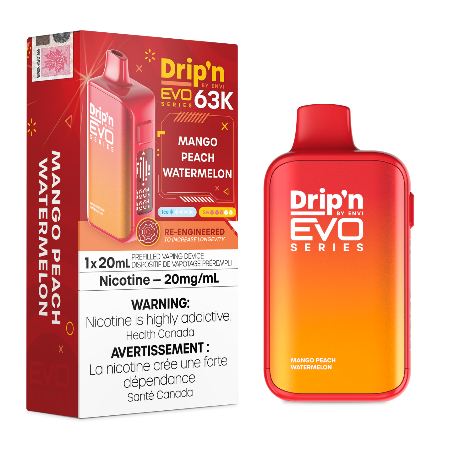 Drip'n by Envi EVO 63K - Mango Peach Watermelon