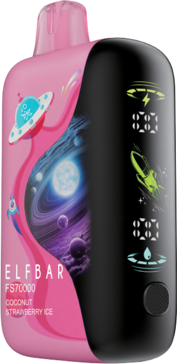 ELFBAR FS70K DISPOSABLE - COCONUT STRAWBERRY ICE