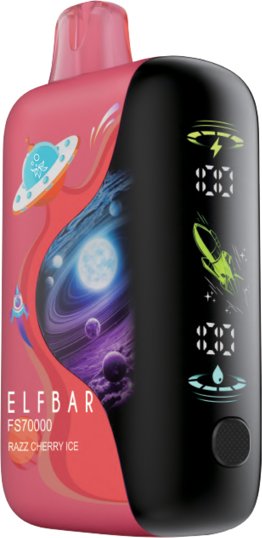 ELFBAR FS70K DISPOSABLE - RAZZ CHERRY ICE