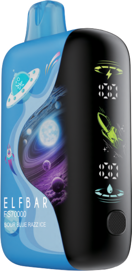 ELFBAR FS70K DISPOSABLE - SOUR BLUE RAZZ ICE