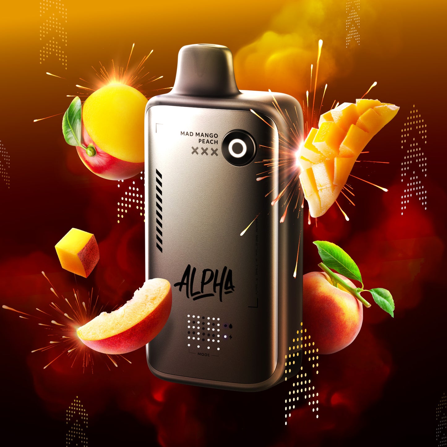 Flavour Beast Alpha Disposable - Mad Mango Peach