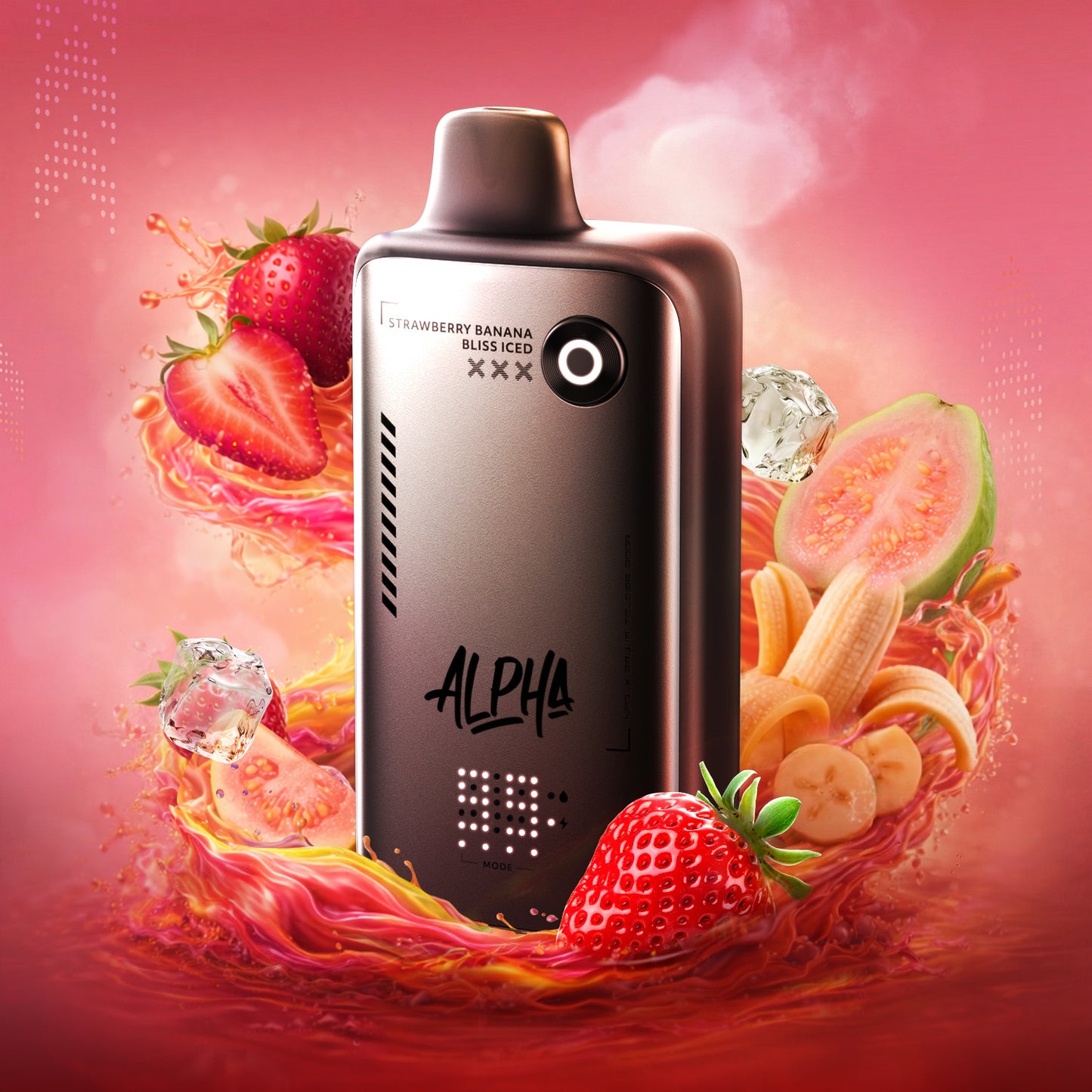 Flavour Beast Alpha Disposable - Strawberry Banana Bliss Iced