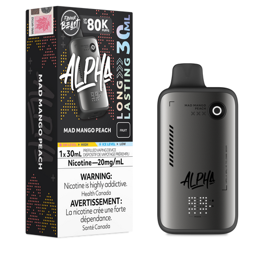 Flavour Beast Alpha Disposable - Mad Mango Peach