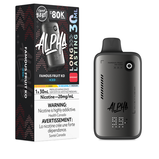 Flavour Beast Alpha Disposable - Famous Fruit KO Iced