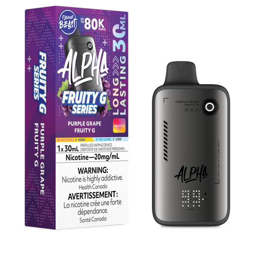 Flavour Beast Alpha Disposable - Purple Grape Fruity G