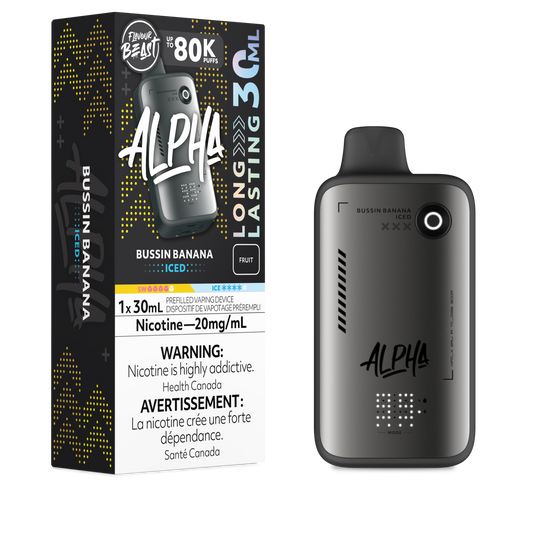 Flavour Beast Alpha Disposable - Bussin' Banana Iced