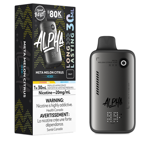 Flavour Beast Alpha Disposable - Meta Melon Citrus Iced
