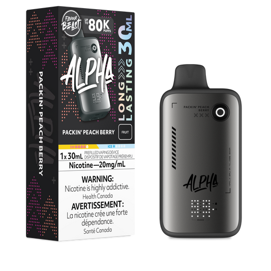 Flavour Beast Alpha Disposable - Packin' Peach Berry