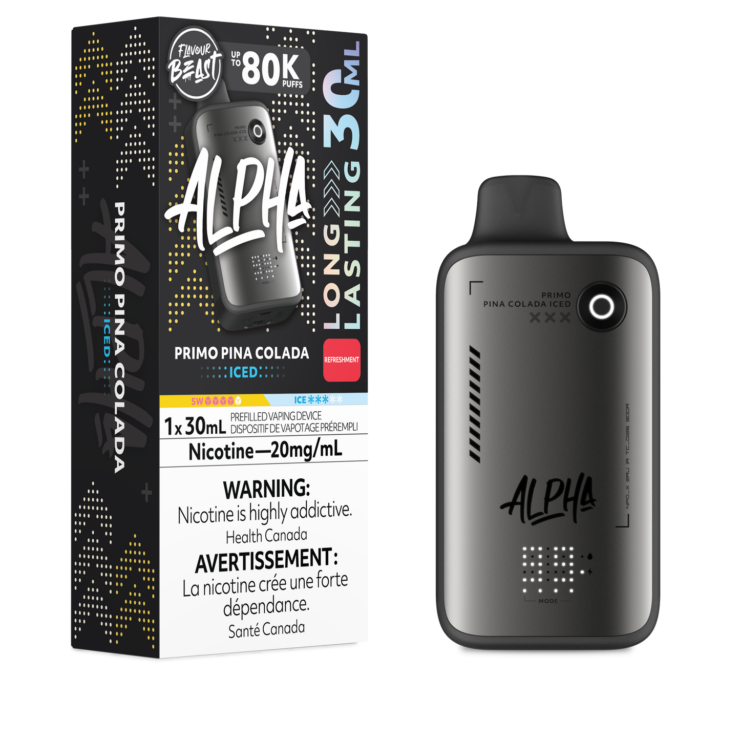 Flavour Beast Alpha Disposable - Primo Pina Colada Iced