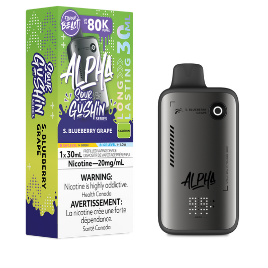 Flavour Beast Alpha Disposable - S. Blueberry Grape