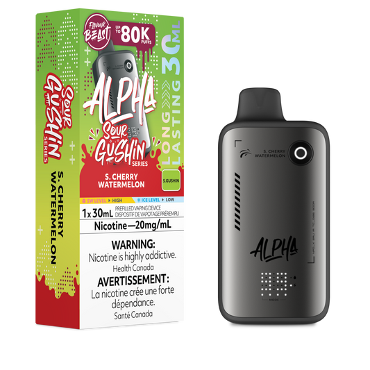 Flavour Beast Alpha Disposable - S. Cherry Watermelon