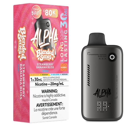 Flavour Beast Alpha Disposable - Strawberry Banana Bliss Iced