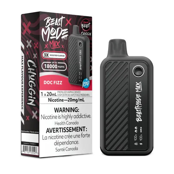 Flavour Beast Beast Mode Max 18K Disposable - Chuggin' Doc Fizz Iced