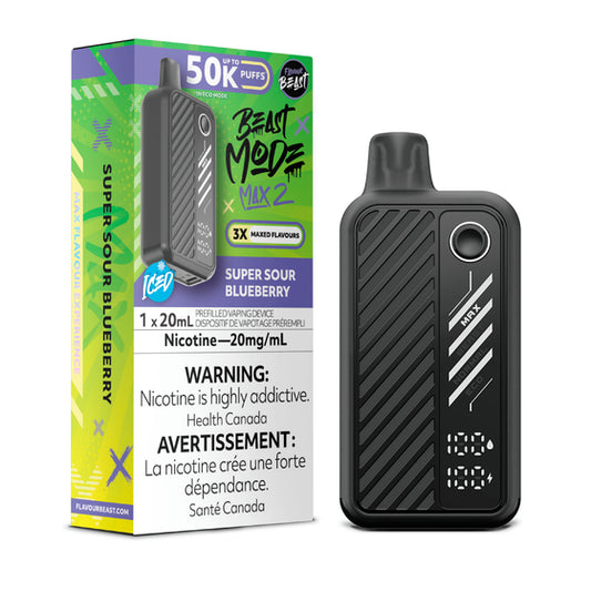 Flavour Beast Beast Mode Max 2 Disposable - Super Sour Blueberry