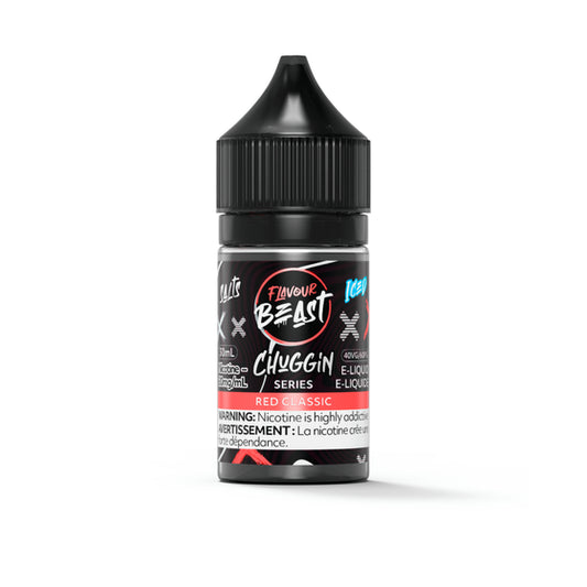 Flavour Beast E-Liquid - Chuggin Red Classic (ICED)