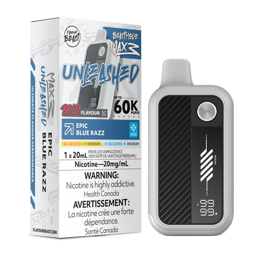 Flavour Beast Beast Mode Max 3 - Epic Blue Razz Iced