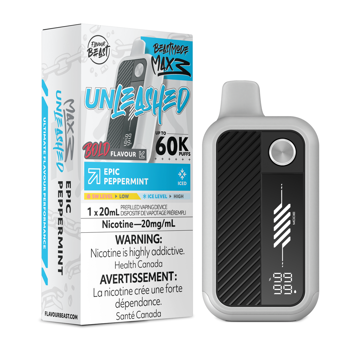 Flavour Beast Beast Mode Max 3 - Epic Peppermint Iced
