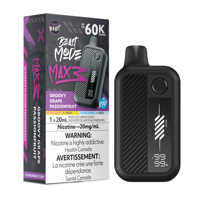 Flavour Beast Beast Mode Max 3 - Groovy Grape Passionfruit Iced