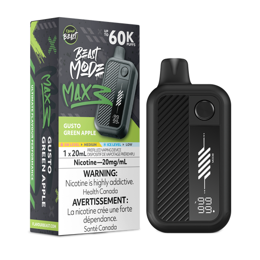 Flavour Beast Beast Mode Max 3 - Gusto Green Apple