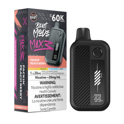 Flavour Beast Beast Mode Max 3 - Packin' Peach Berry