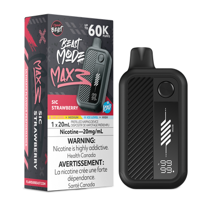 Flavour Beast Beast Mode Max 3 - Sic Strawberry Iced