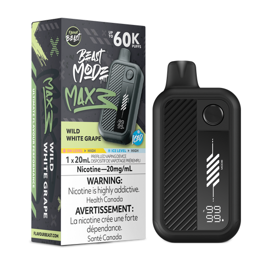 Flavour Beast Beast Mode Max 3 - Wild White Grape Iced