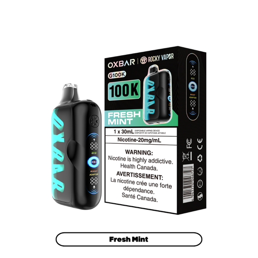 Rocky Vapor Oxbar G100K - Fresh Mint