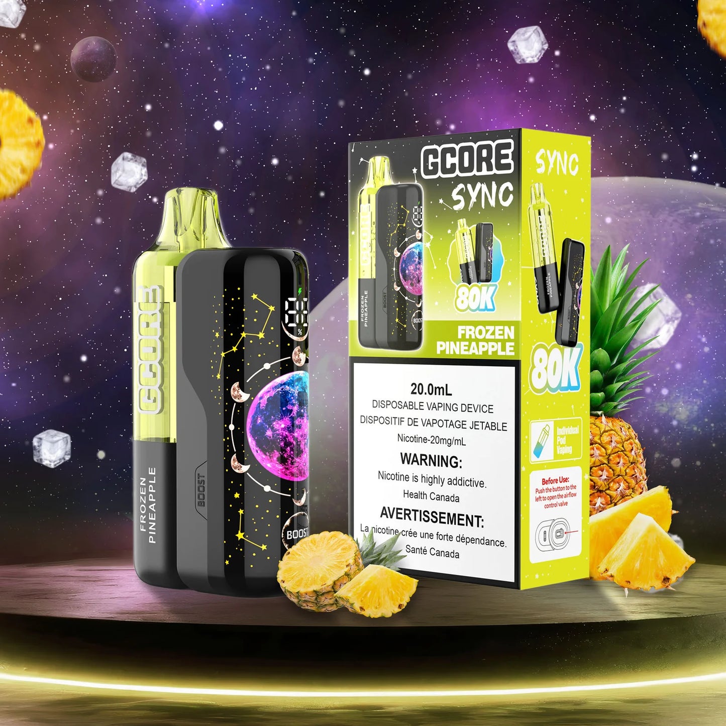 Gcore Sync Pod Kit - Frozen Pineapple