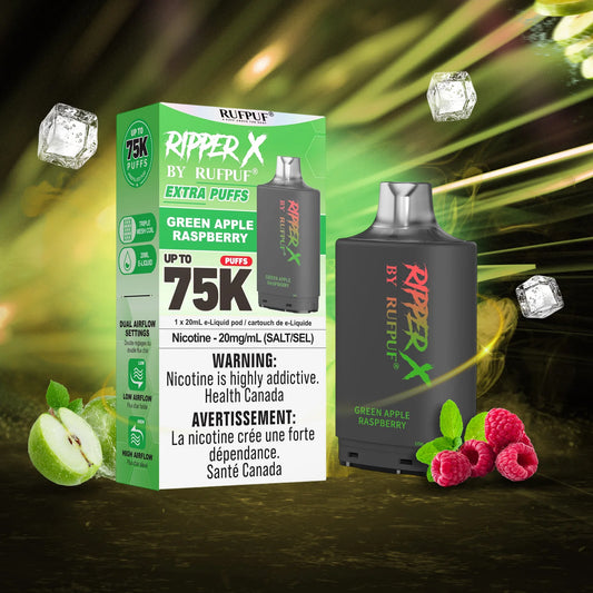 Ripper X 75K - Green Apple Raspberry