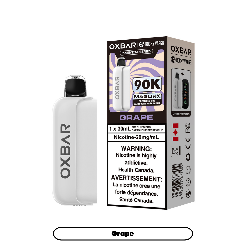 Rocky Vapor Oxbar Maglink PODS - Essential Series - Grape