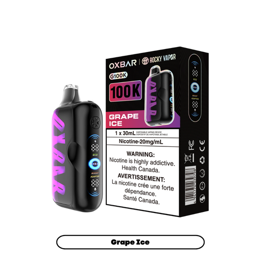 Rocky Vapor Oxbar G100K - Grape Ice
