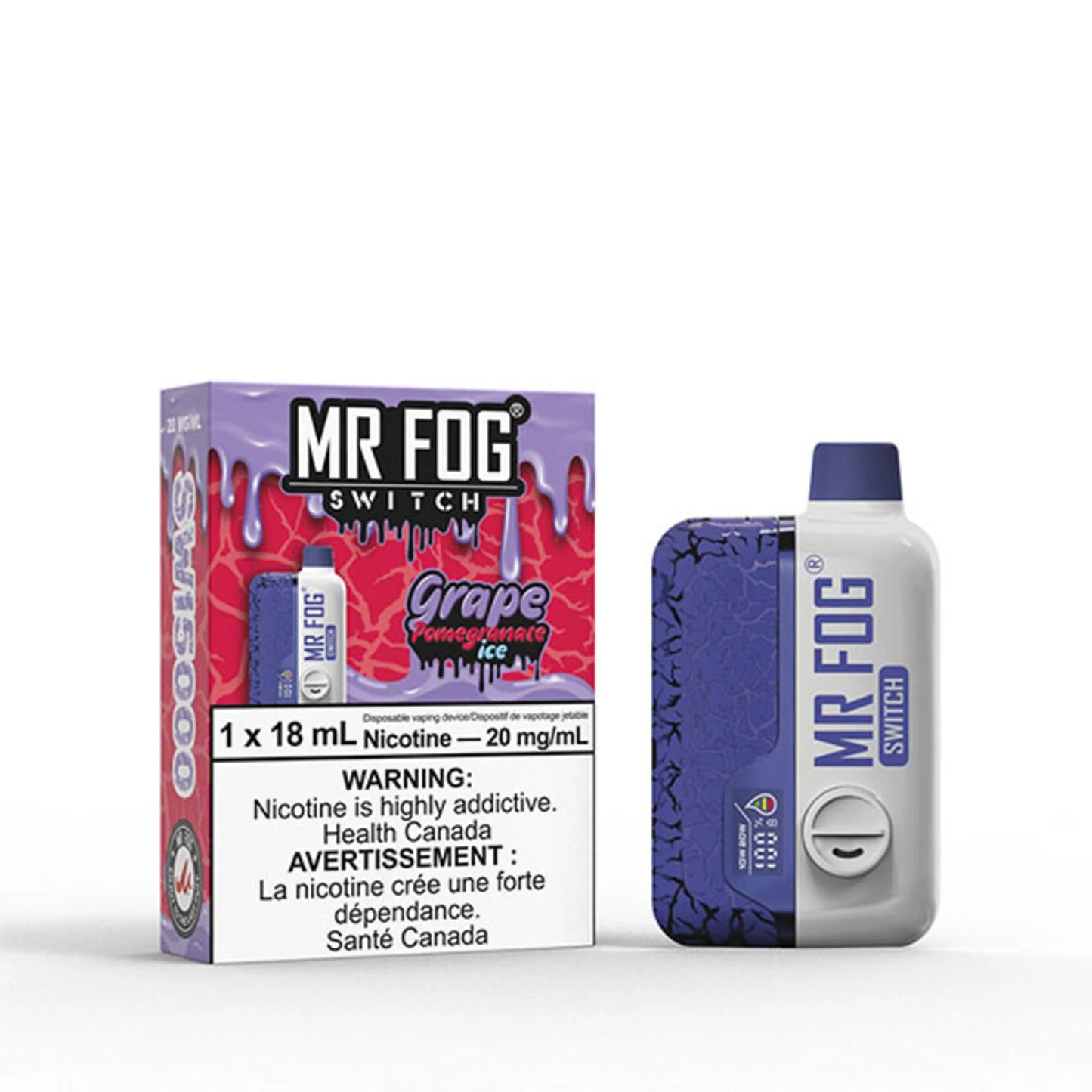 MR FOG SWITCH - Grape Pomegranate Ice (20mg)
