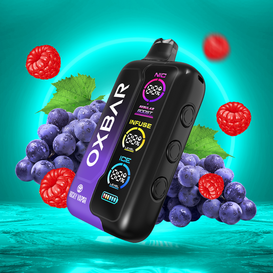 Rocky Vapor Oxbar Tri Fusion - Grape Raspberry
