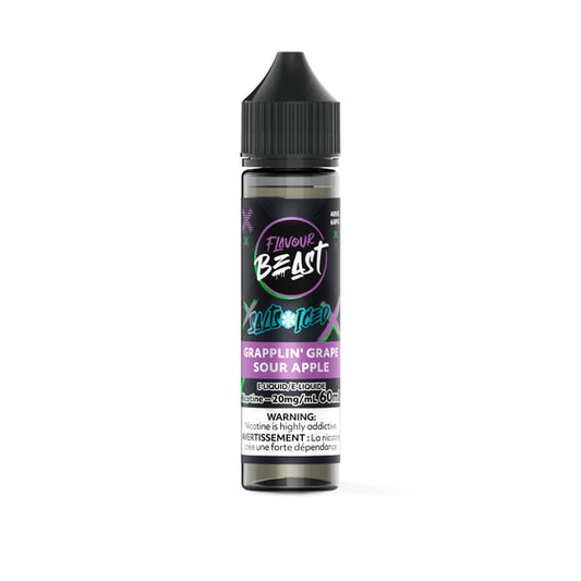 Flavour Beast E-Liquid (20mg/60mL) - Grapplin' Grape Sour Apple