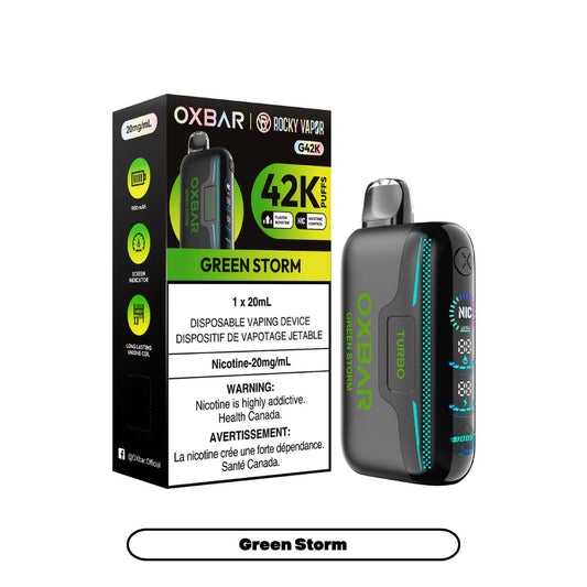 Rocky Vapor Oxbar G42K - Green Storm