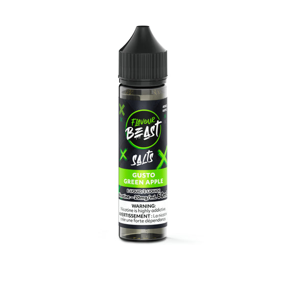 Flavour Beast E-Liquid (20mg/60mL) - Gusto Green Apple
