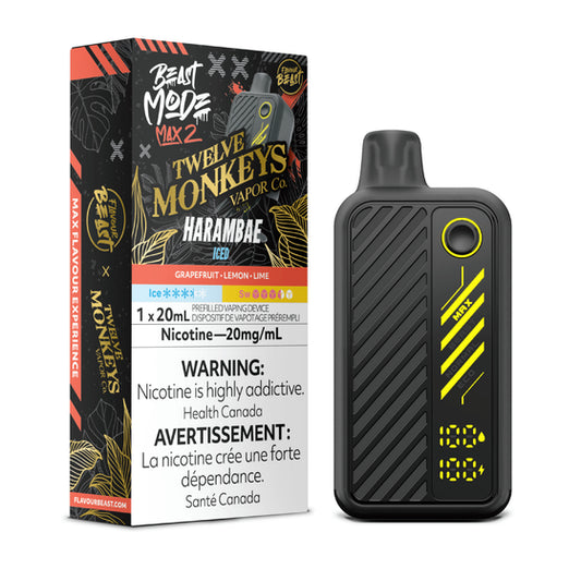 Flavour Beast Beast Mode Max 2 Disposable - Harambae Iced