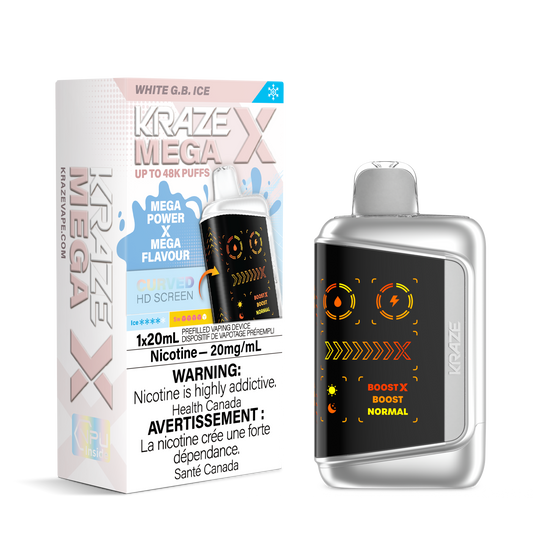 Kraze Mega X - White G.B. Ice
