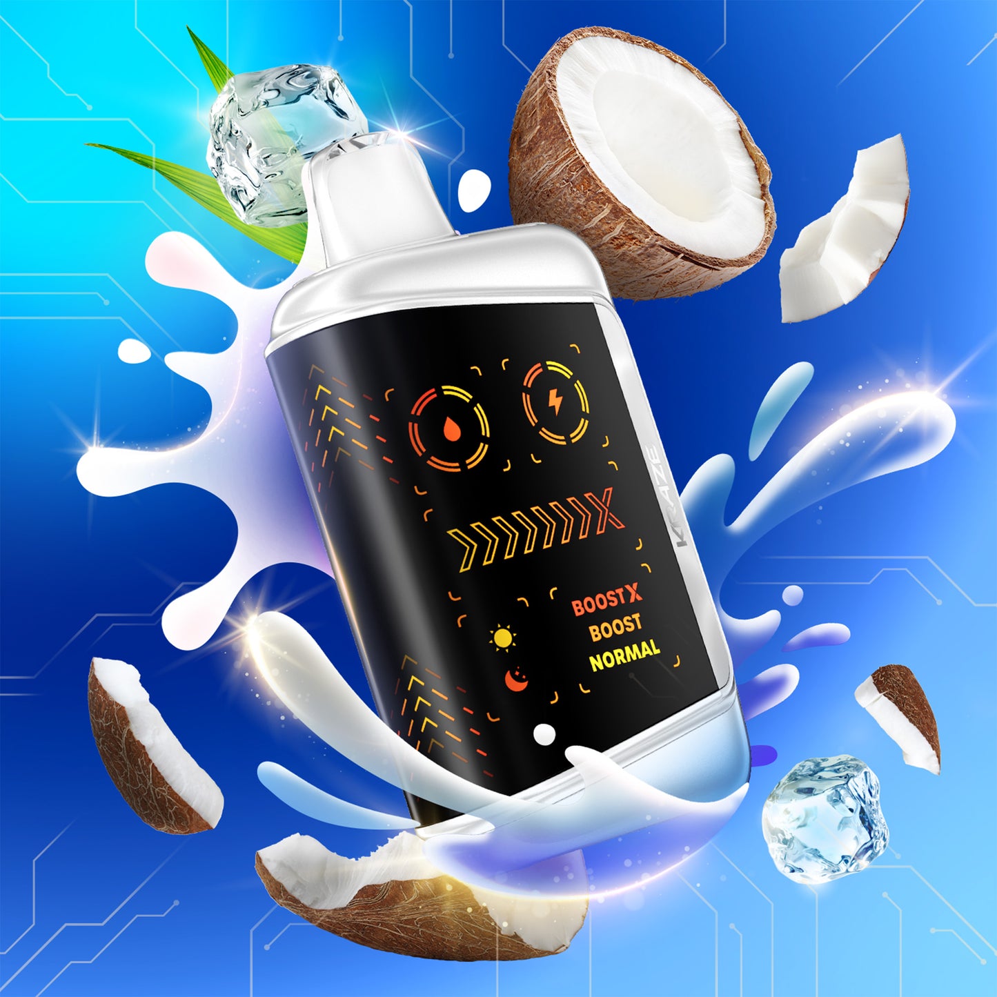 Kraze Mega X - Coconut Ice