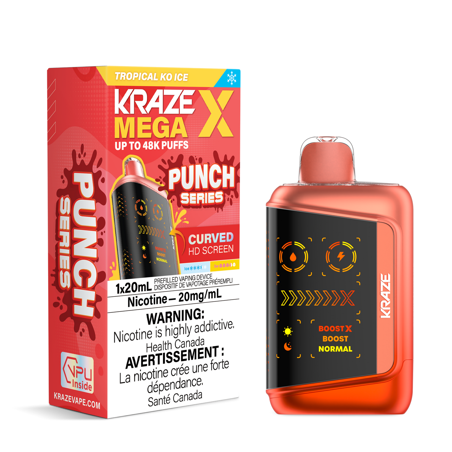 Kraze Mega X - Tropical KO Ice