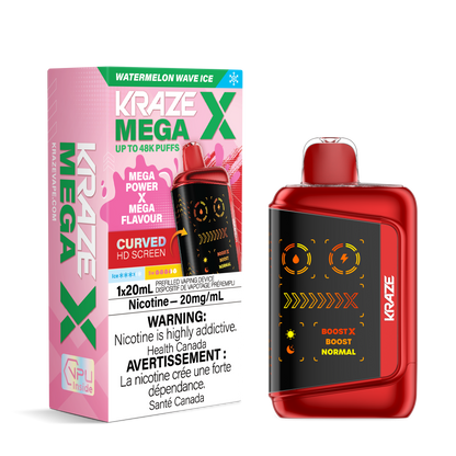 Kraze Mega X - Watermelon Wave Ice