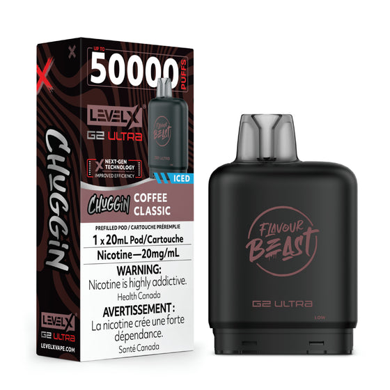 Level X Flavour Beast Chuggin' G2 Ultra - Coffee Classic (ICED)