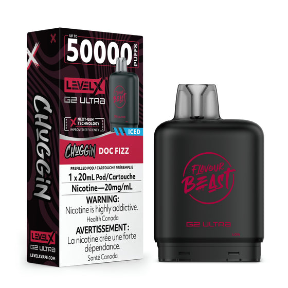 Level X Flavour Beast Chuggin' G2 Ultra - Doc Fizz (ICED)