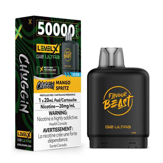 Level X Flavour Beast Chuggin' G2 Ultra - Mango Spritz (ICED)