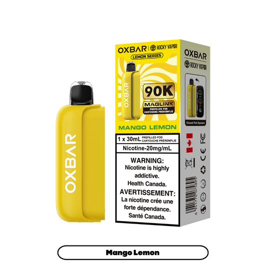 Rocky Vapor Oxbar Maglink PODS - Mango Lemon (Lemon Series)