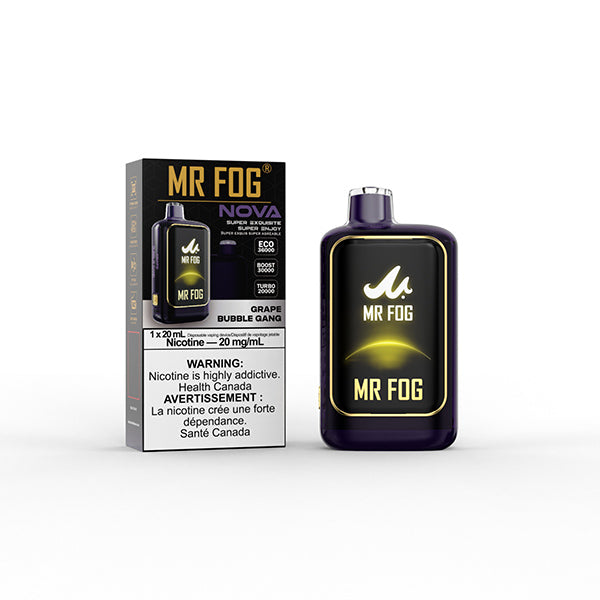 MR FOG NOVA (36K) - Grape Bubble Gang (20mg)